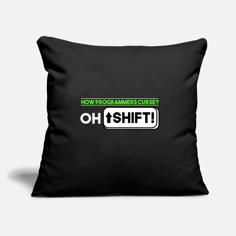 Programming - How programmers curse Oh shift Sofa pillow with filling 45cm x 45cm