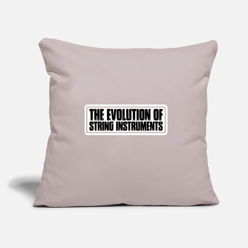 L’évolution des instruments à cordes 4 Coussin et housse de 45 x 45 cm
