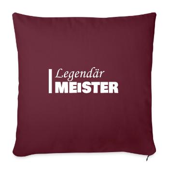 Profession Master - Sofa pillow with filling 45cm x 45cm - burgundy - Front