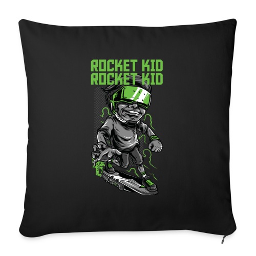 rocket kid - Poduszka na kanapę z wkładem 45 x 45 cm
