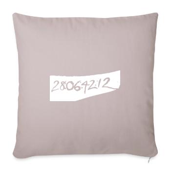 28: 06: 42: 12 Conception de tendance Darko - Coussin et housse de 45 x 45 cm - taupe clair - Devant