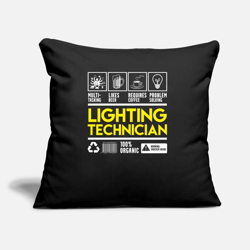 Licht Techniker Sofakissen mit Füllung 45 x 45 cm