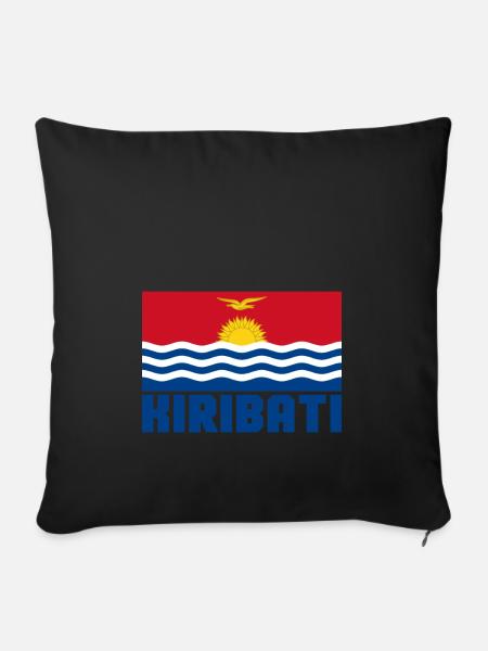 Kiribati - Sofakissen mit Füllung 45 x 45 cm - Schwarz