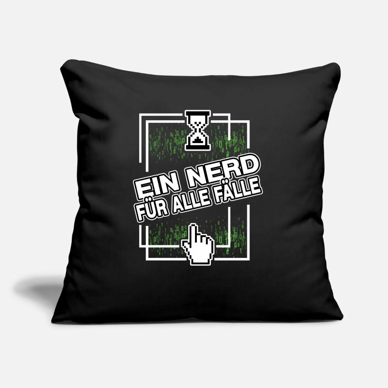 nerd administrator IT abteilung pixel coder Sofakissen mit Füllung 45 x 45 cm