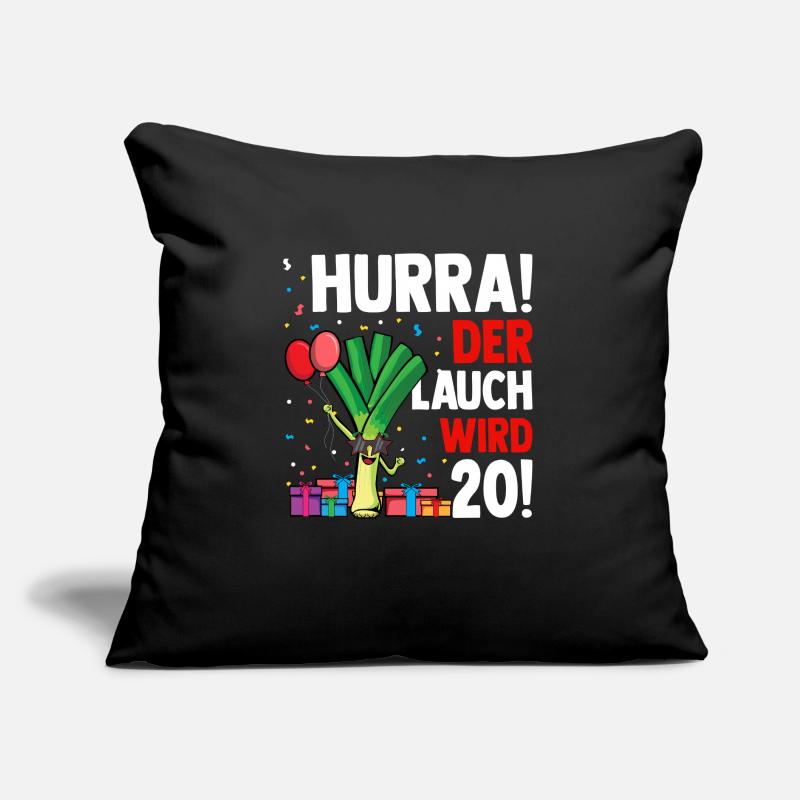 Hurra der Lauch wird 20 Sofakissen mit Füllung 45 x 45 cm