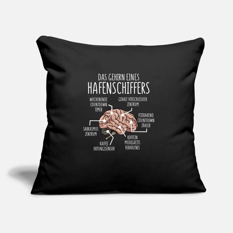 Hafenschiffer Anatomie Sofakissen mit Füllung 45 x 45 cm