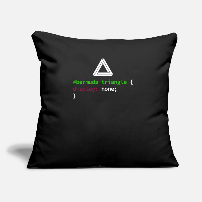 Web and CSS Programmer Developer Coding Code Sofa pillow with filling 45cm x 45cm