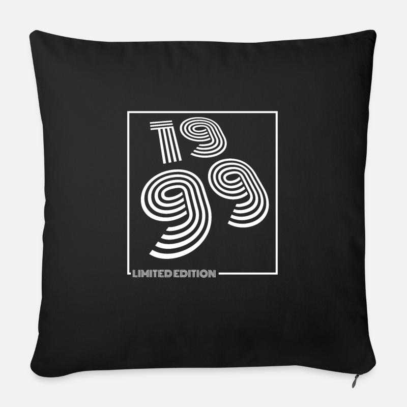 1999 Édition limitée Zebra - Coussin et housse de 45 x 45 cm - noir