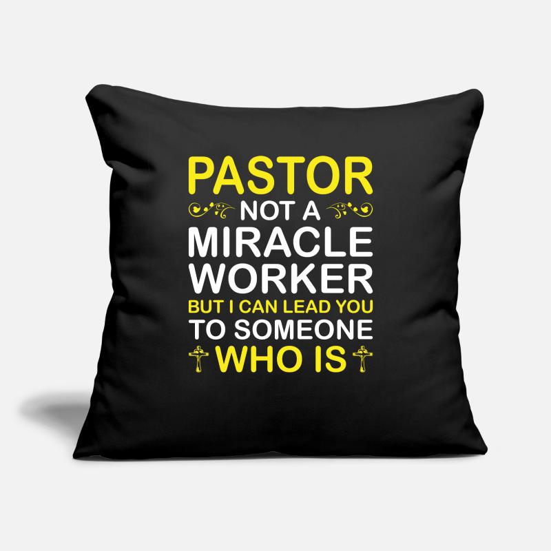 Église chrétienne Prister Pasteur Jésus Pasteur Coussin et housse de 45 x 45 cm