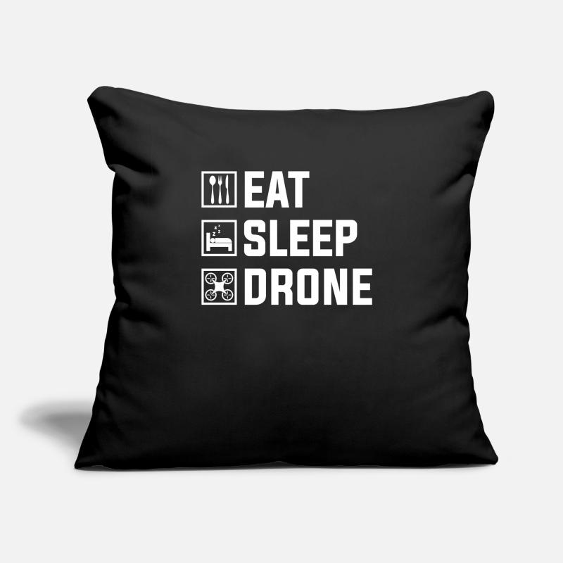 Eat Drone Repeat Sofakissen mit Füllung 45 x 45 cm