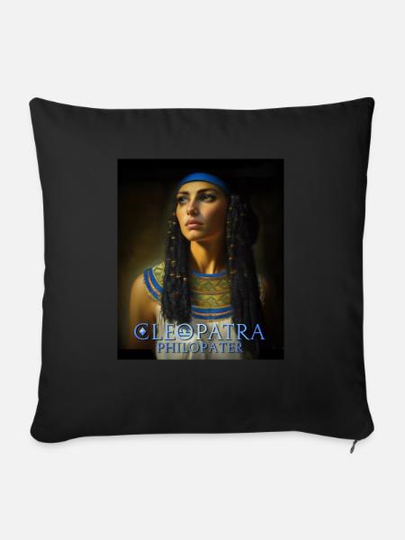 cleopatra philopater - Sofakissen mit Füllung 45 x 45 cm - Schwarz