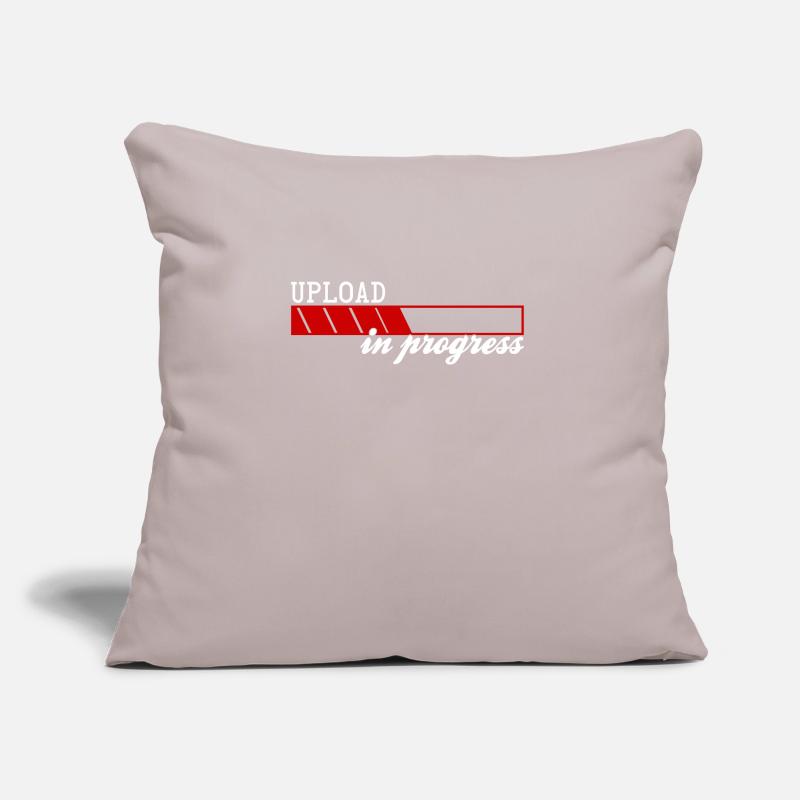 Upload In Progress Sofa pillow with filling 45cm x 45cm