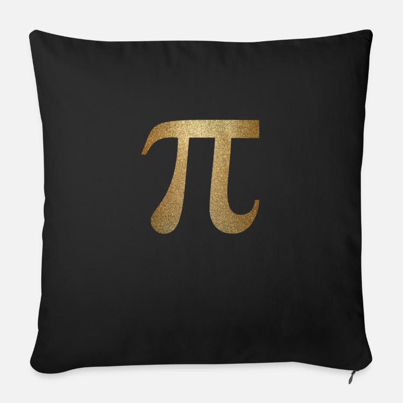 Pi - Sofakissen mit Füllung 45 x 45 cm - Schwarz