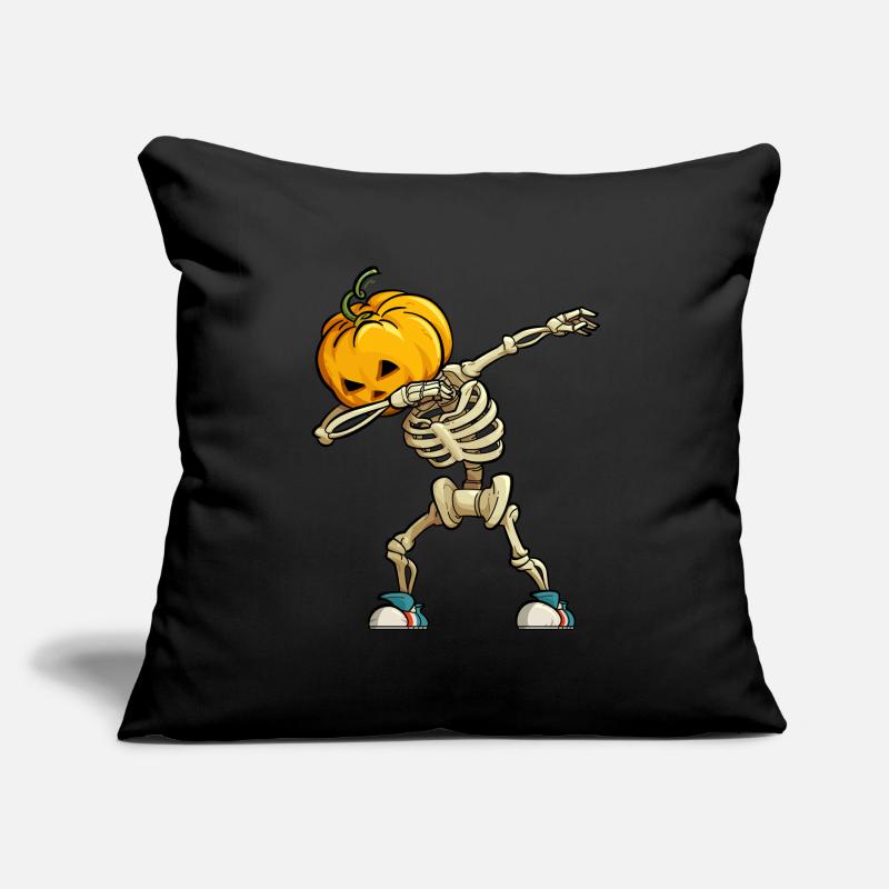 Pumpkin Skeleton Dancer Sofa pillow with filling 45cm x 45cm
