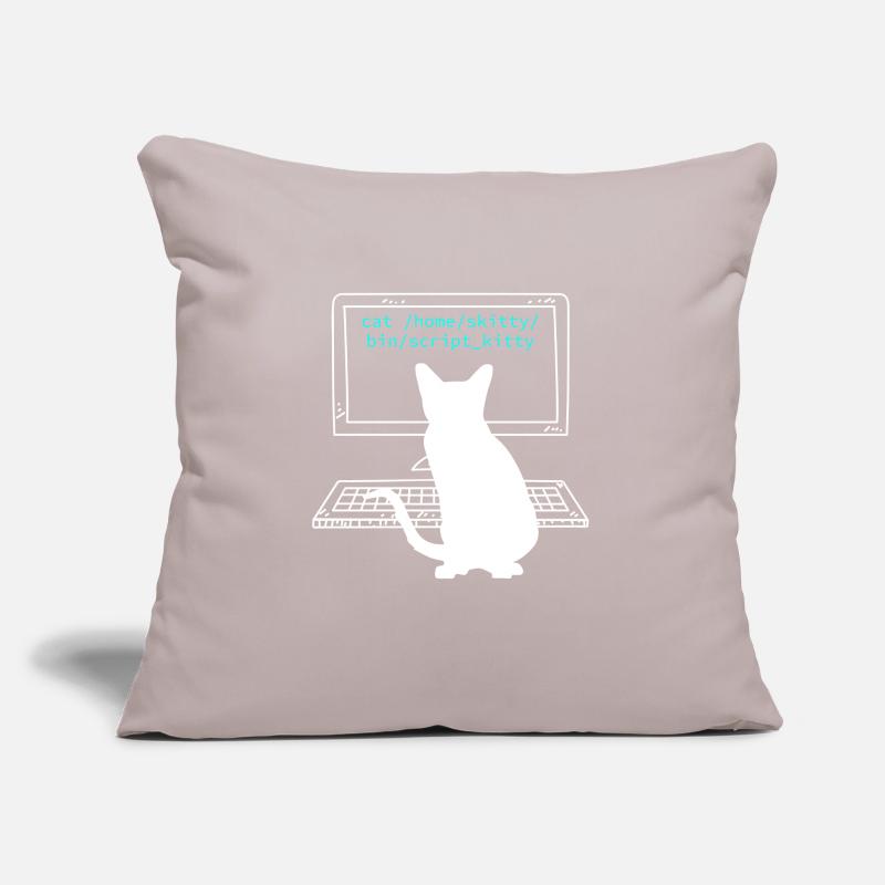 Katzenbesitzer Programmierer Coder Informatiker Sofakissen mit Füllung 45 x 45 cm