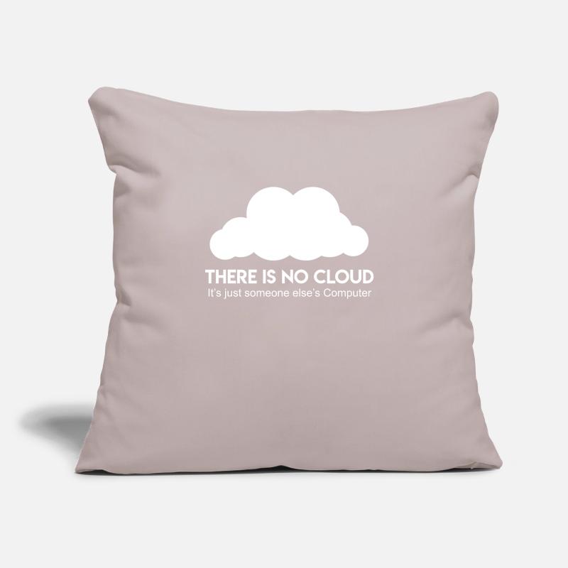 Server Cloud Saying Computer Scientist Coder Sofa pillow with filling 45cm x 45cm