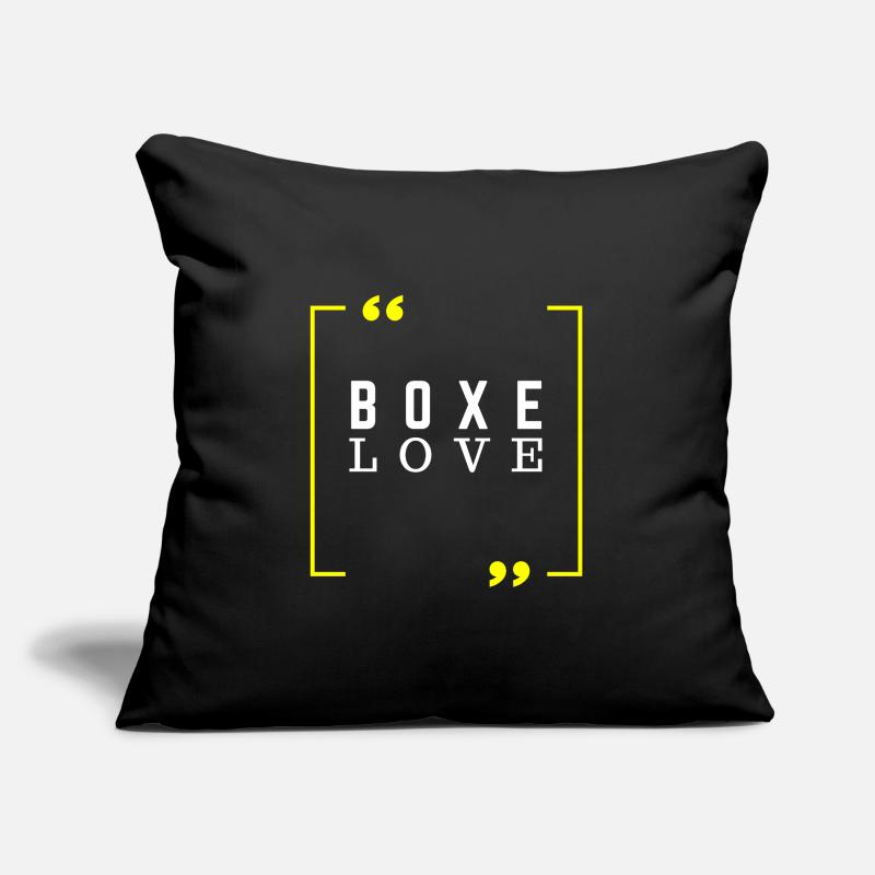 Boxen Liebe - Boxer Geschenkidee Sofakissen mit Füllung 45 x 45 cm