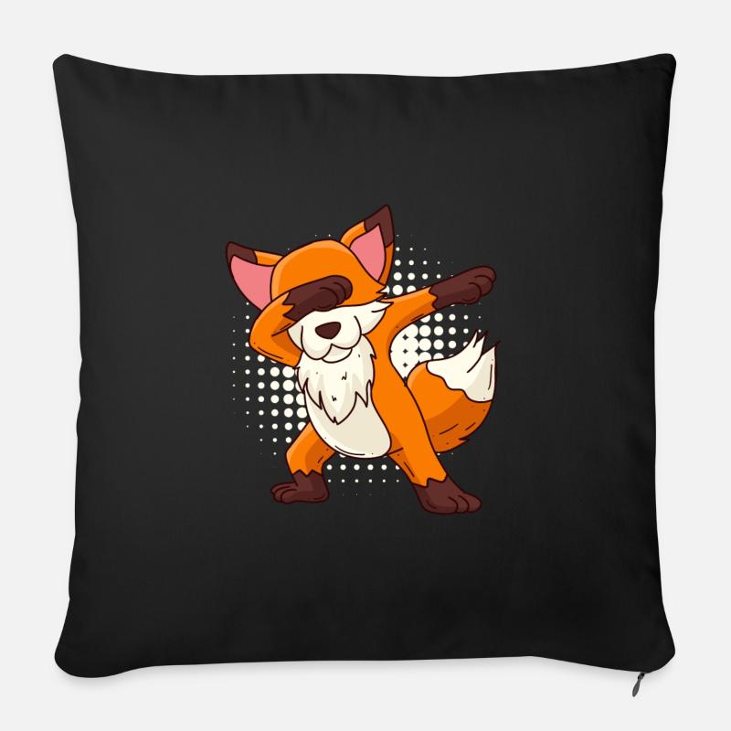 Dabbing Fuchs Børn - Sofapude med fyld 45 x 45 cm - sort