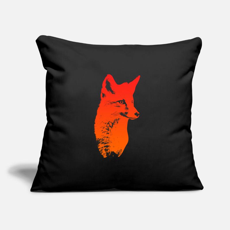Foxhead Fox Fox Hunting Hunter Sofa pillow with filling 45cm x 45cm