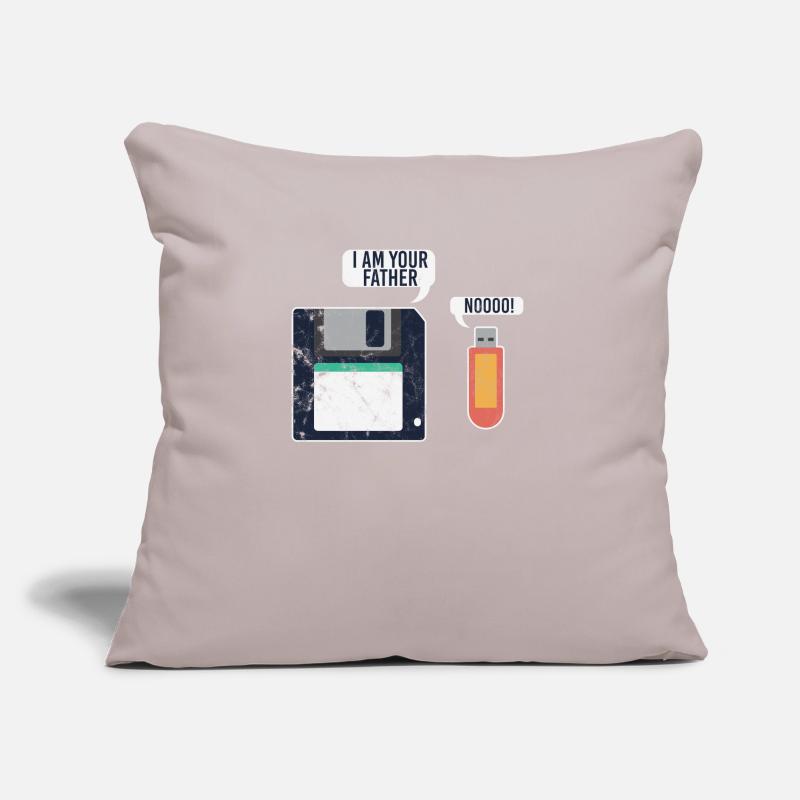 USB stick and floppy disk programmer Sofa pillow with filling 45cm x 45cm