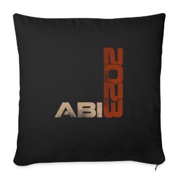 Abi 2023 Abitur Abiturienten - Sofakissen mit Füllung 45 x 45 cm - Schwarz - Vorne