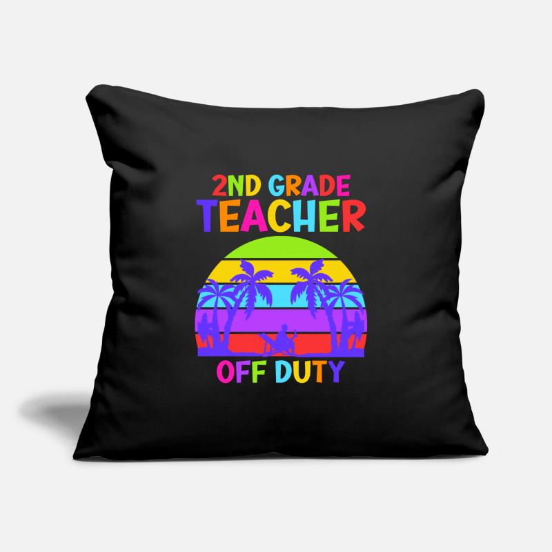 Second Class Class Class Teachers on Vacation Teachers Sofa pillow with filling 45cm x 45cm