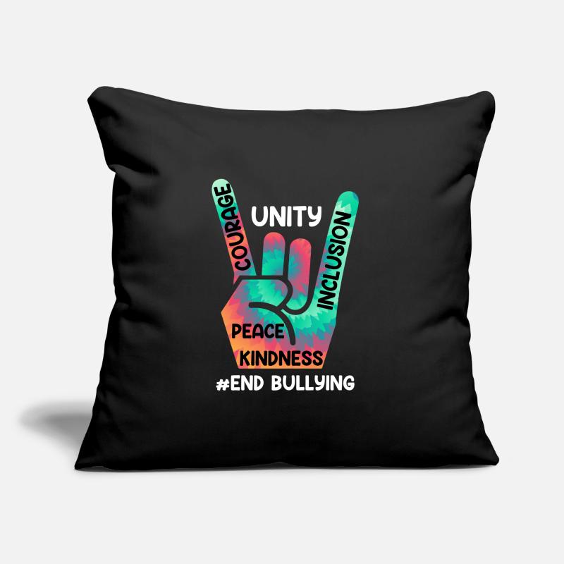 Stop à l’intimidation Sensibilisation et solidarité pour Coussin et housse de 45 x 45 cm