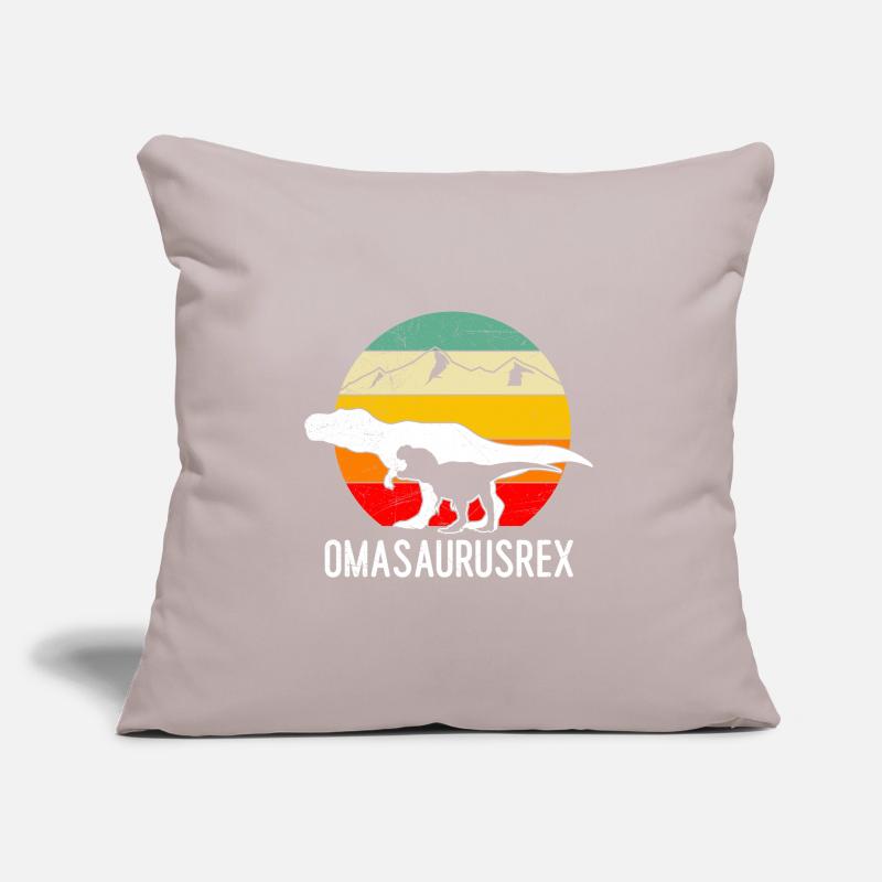 Omasaurus Muttertag Großmutter Dinosaurier Sofakissen mit Füllung 45 x 45 cm