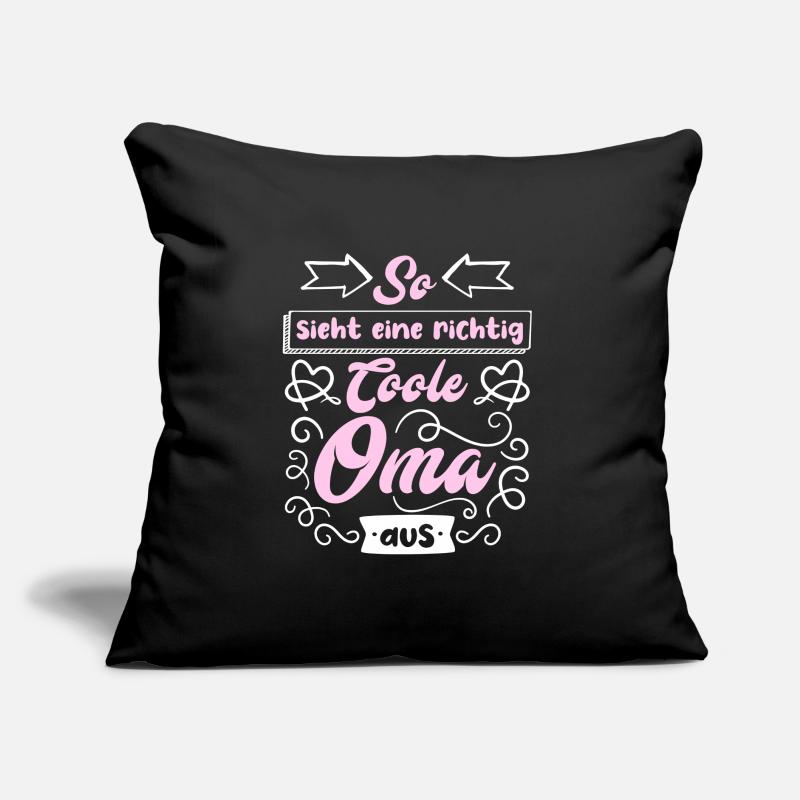 Coole Oma Muttertag Großmutter cool Super Oma Sofakissen mit Füllung 45 x 45 cm