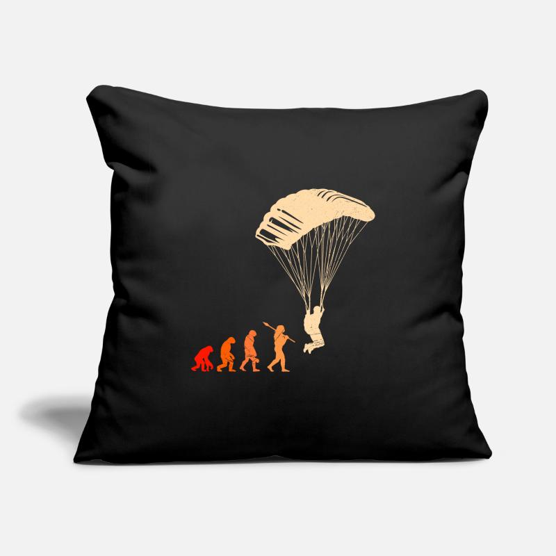 Paragliding Evolution Gleitschirmfliegen Sofakissen mit Füllung 45 x 45 cm