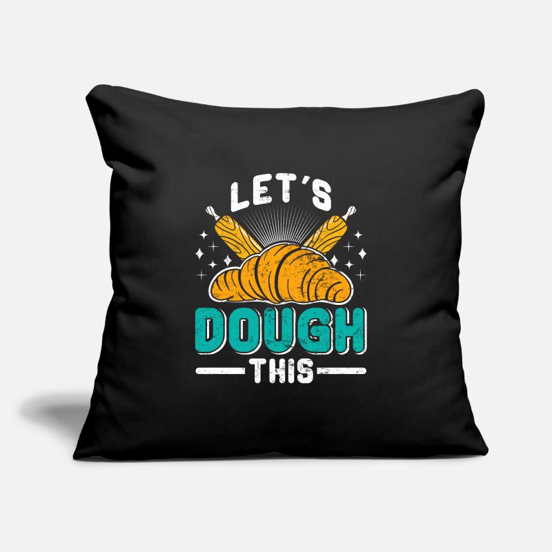 Backfans Let's Dough This! Baking Bakery Sofa pillow with filling 45cm x 45cm