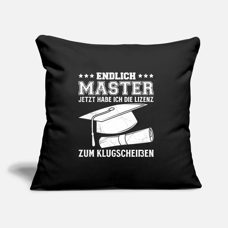 Masterabschluss Endlich Master Lizenz Bestanden Sofakissen mit Füllung 45 x 45 cm