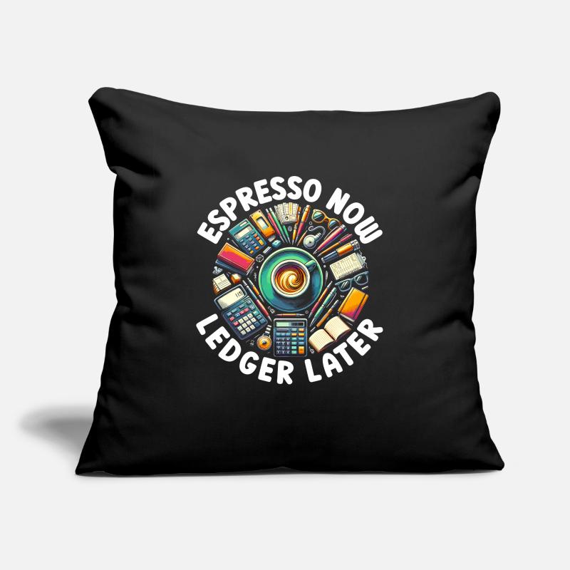 Buchhalter Controller Rechnungswesen Kaffee Sofakissen mit Füllung 45 x 45 cm
