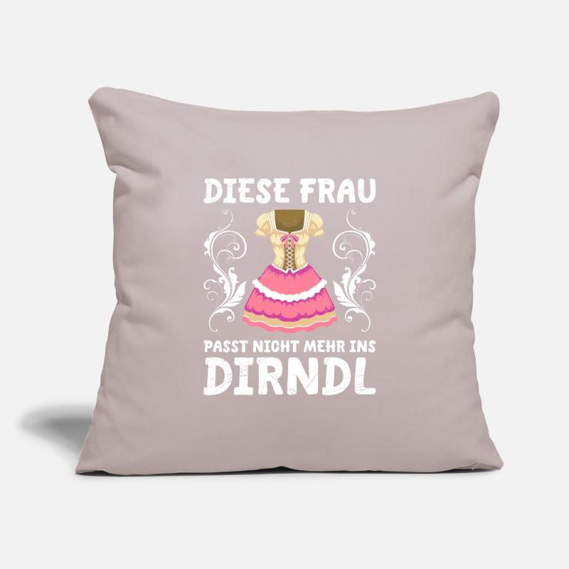 Ne rentre pas dans mon dirndl de remplacement dirndl augmenté Coussin et housse de 45 x 45 cm