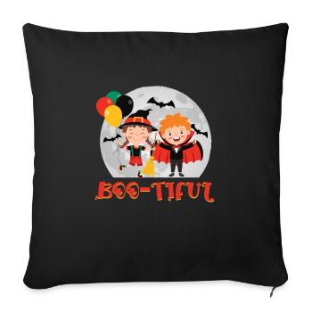 Halloween Kids BOO - TIFUL Halloween Costume - Coussin et housse de 45 x 45 cm - noir - Devant