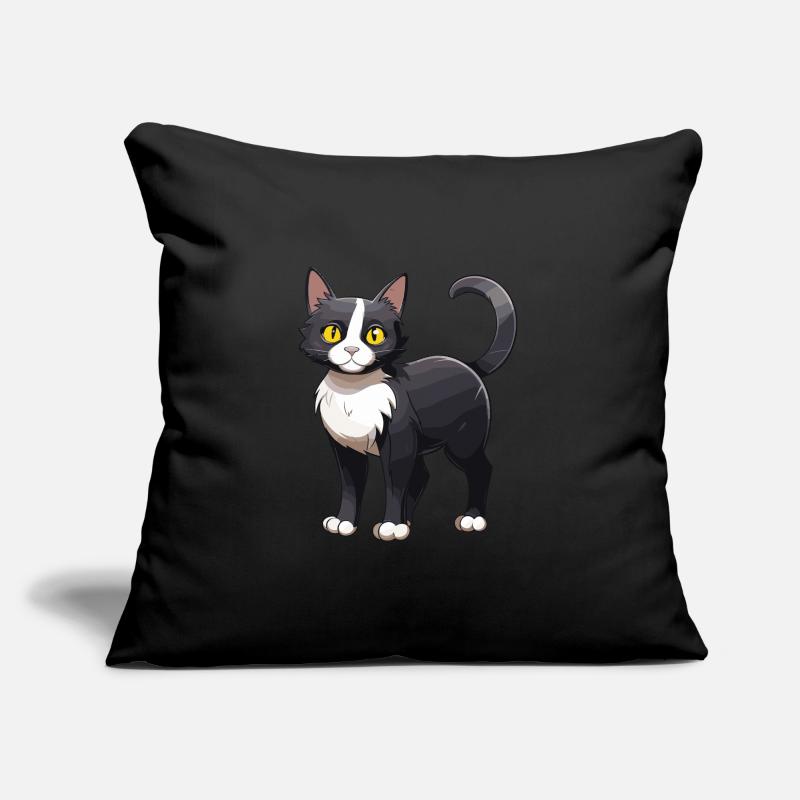 Chat mignon Coussin et housse de 45 x 45 cm