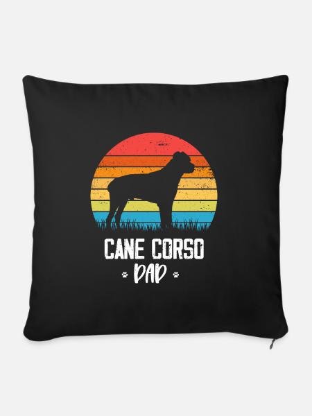 Cane Corso - Sofakissen mit Füllung 45 x 45 cm - Schwarz