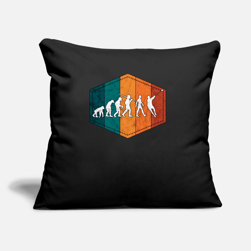 Hammerwerfen Evolution Hammerwerfer retro Sofakissen mit Füllung 45 x 45 cm