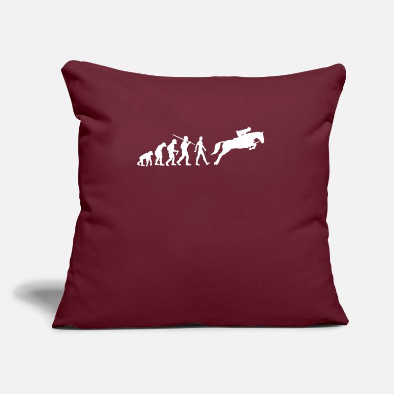 Cavalière Evolution Chevaux Coussin et housse de 45 x 45 cm
