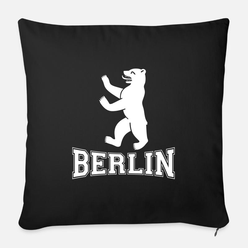 Berlin - Sofakissen mit Füllung 45 x 45 cm - Schwarz