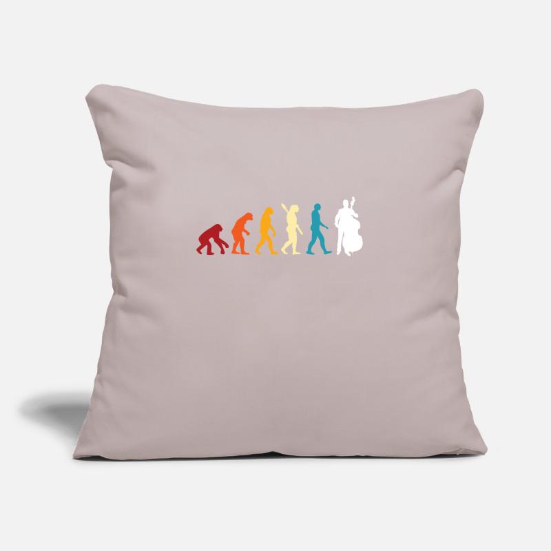 Double bass evolution Sofa pillow with filling 45cm x 45cm
