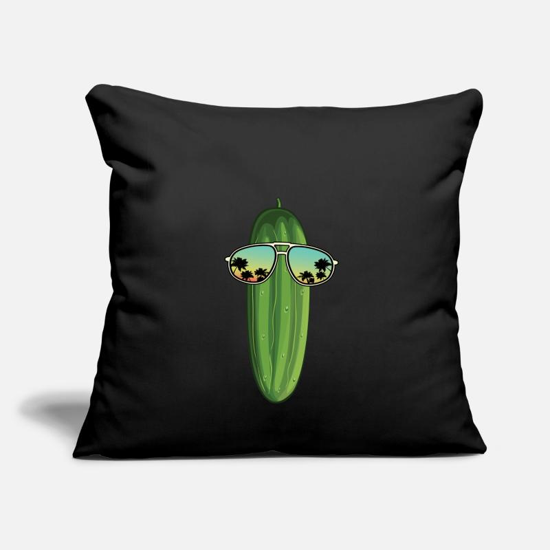 Concombre Coussin et housse de 45 x 45 cm