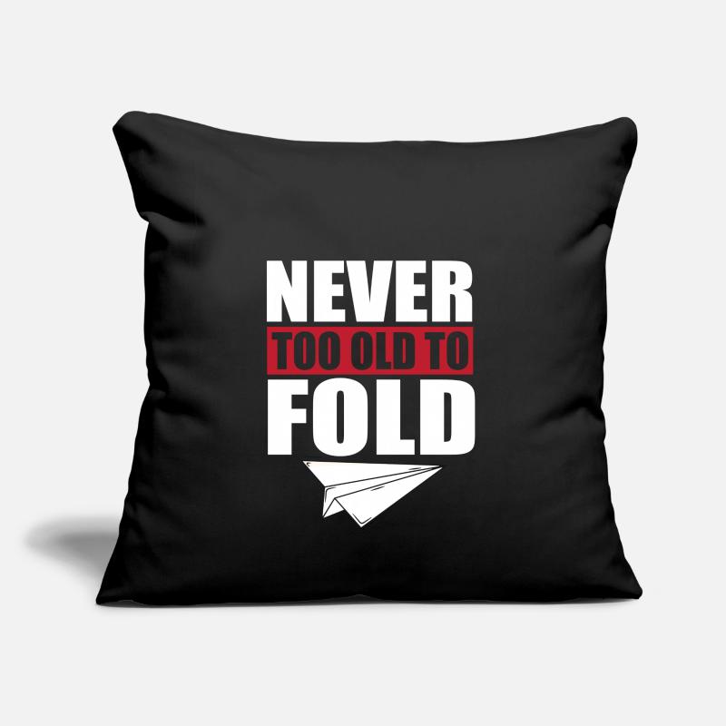 Plis de plan en papier Coussin et housse de 45 x 45 cm
