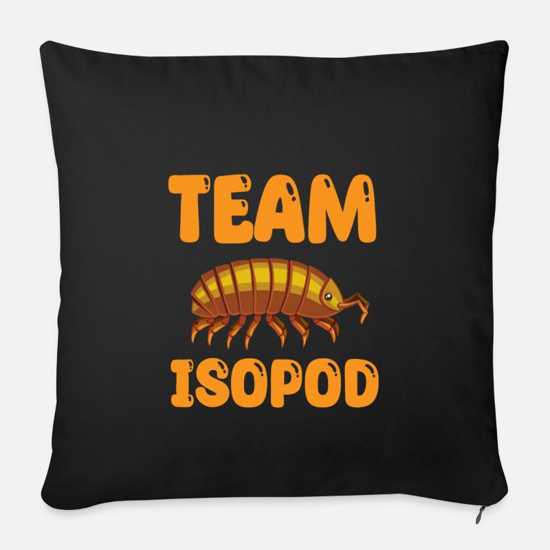 Team Assel - Sofakissen mit Füllung 45 x 45 cm - Schwarz
