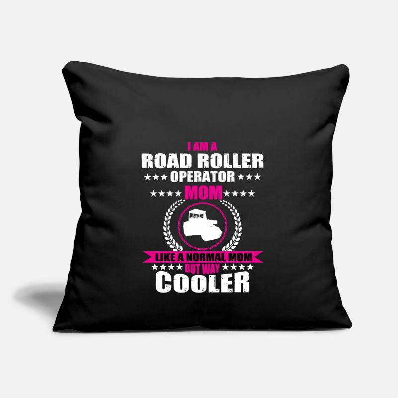 Construction de la route Rollers Mama Coussin et housse de 45 x 45 cm
