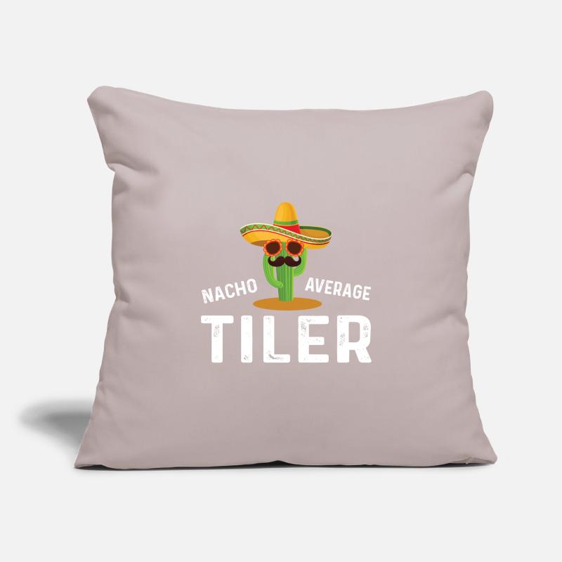 Nacho Average tiler Sofa pillow with filling 45cm x 45cm