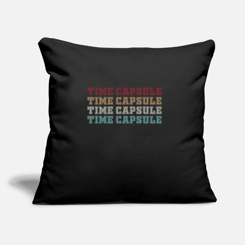 Conception de polices Time Capsule Coussin et housse de 45 x 45 cm