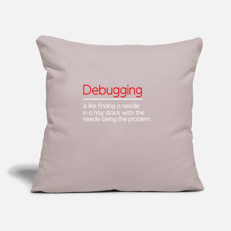 Fun debugging design Sofa pillow with filling 45cm x 45cm