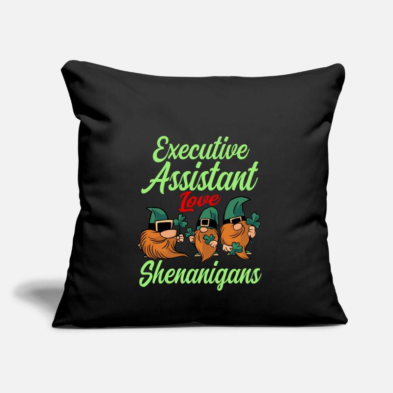 Adjointe exécutive de la Saint-Patrick Coussin et housse de 45 x 45 cm