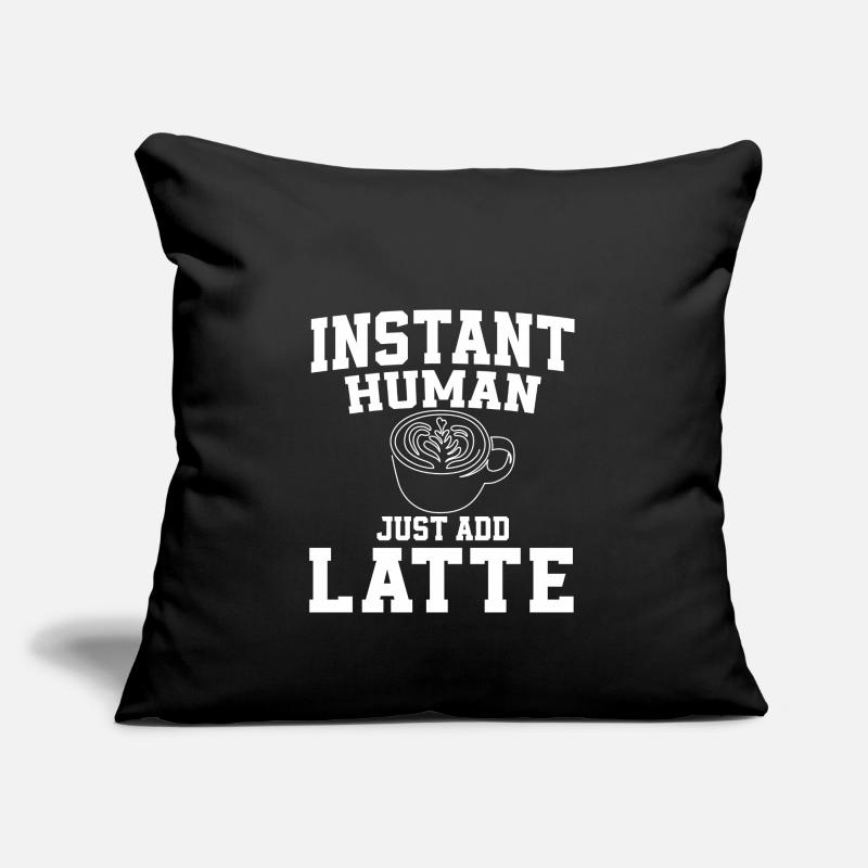 Instant Human ajoute simplement Latte Coussin et housse de 45 x 45 cm
